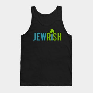 Jewish St Patricks Day Shamrock Jewish Irish Tank Top